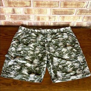 Green Camouflage Hybrid Shorts